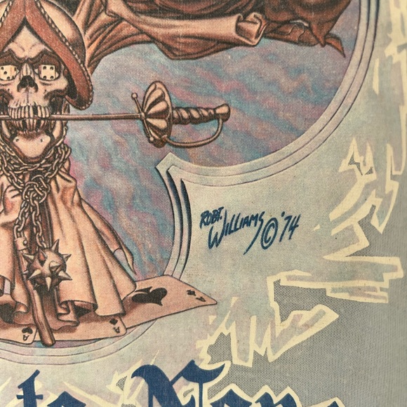 Vintage 1970’s T-Shirt Men’s Large “Sworn to Fun Loyal to none” - Picture 4 of 5